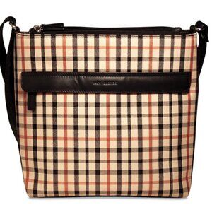 Jack Georges Windsor Plaid Crossbody Bag